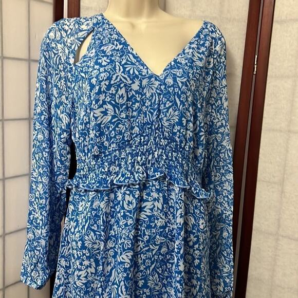 AVEC LES FILLES NWT TIERED MAXI‎ DRESS SIZE 6 - Picture 3 of 7